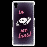 Coque Sony Xperia Z2 In DJ We trust Rouge ZG