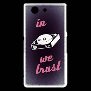 Coque Sony Xperia Z3 Compact In DJ We trust Rouge ZG