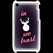 Coque iPhone 3G / 3GS In Elan We trust Rouge ZG
