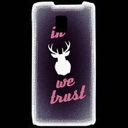 Coque LG P990 In Elan We trust Rouge ZG