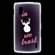 Coque LG Nexus 4 In Elan We trust Rouge ZG