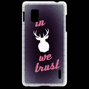 Coque LG Optimus G In Elan We trust Rouge ZG