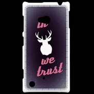 Coque Nokia Lumia 720 In Elan We trust Rouge ZG