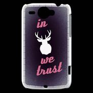 Coque HTC Wildfire G8 In Elan We trust Rouge ZG