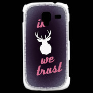 Coque Samsung Galaxy Ace 2 In Elan We trust Rouge ZG