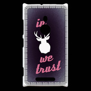 Coque Nokia Lumia 925 In Elan We trust Rouge ZG