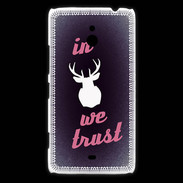 Coque Nokia Lumia 1320 In Elan We trust Rouge ZG