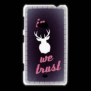 Coque Nokia Lumia 625 In Elan We trust Rouge ZG