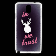 Coque Samsung Galaxy Note 3 In Elan We trust Rouge ZG