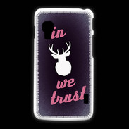 Coque LG L5 2 In Elan We trust Rouge ZG