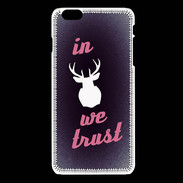 Coque iPhone 6Plus / 6Splus In Elan We trust Rouge ZG