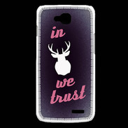 Coque LG L90 In Elan We trust Rouge ZG