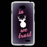 Coque LG L70 In Elan We trust Rouge ZG