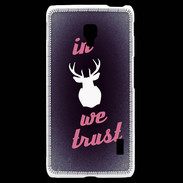 Coque LG F6 In Elan We trust Rouge ZG