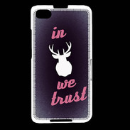 Coque Blackberry Z30 In Elan We trust Rouge ZG