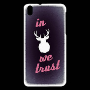 Coque HTC Desire 816 In Elan We trust Rouge ZG