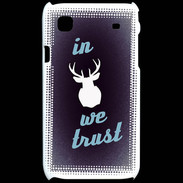 Coque Samsung Galaxy S In Elan We trust Bleu ZG