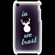 Coque iPhone 3G / 3GS In Elan We trust Bleu ZG
