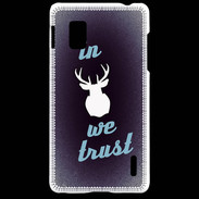 Coque LG Optimus G In Elan We trust Bleu ZG