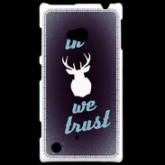 Coque Nokia Lumia 720 In Elan We trust Bleu ZG