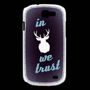 Coque Samsung Galaxy Express In Elan We trust Bleu ZG