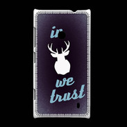 Coque Nokia Lumia 520 In Elan We trust Bleu ZG