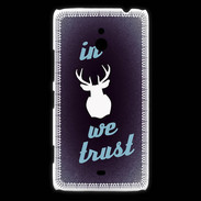 Coque Nokia Lumia 1320 In Elan We trust Bleu ZG