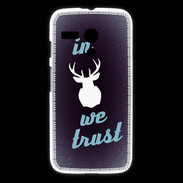 Coque Motorola G In Elan We trust Bleu ZG