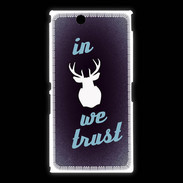 Coque Sony Xpéria Z Ultra In Elan We trust Bleu ZG