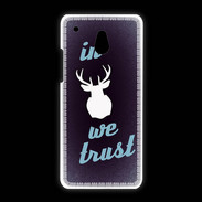 Coque HTC One Mini In Elan We trust Bleu ZG