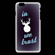 Coque iPhone 6Plus / 6Splus In Elan We trust Bleu ZG