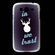 Coque Samsung Galaxy Grand In Elan We trust Bleu ZG