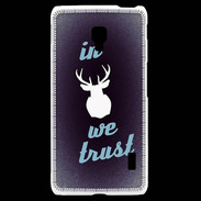 Coque LG F6 In Elan We trust Bleu ZG