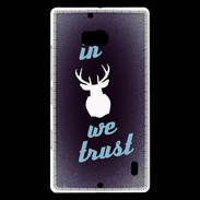 Coque Nokia Lumia 930 In Elan We trust Bleu ZG