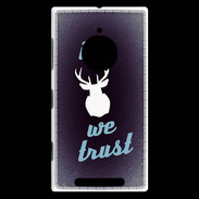 Coque Nokia Lumia 830 In Elan We trust Bleu ZG