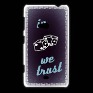 Coque Nokia Lumia 625 In Gamble We trust Bleu ZG