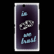 Coque Sony Xpéria Z Ultra In Gamble We trust Bleu ZG