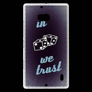 Coque Nokia Lumia 930 In Gamble We trust Bleu ZG