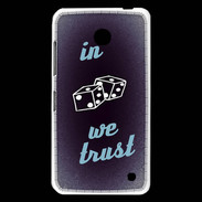 Coque Nokia Lumia 630 In Gamble We trust Bleu ZG