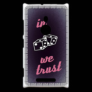 Coque Nokia Lumia 925 In Gamble We trust Rouge ZG