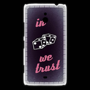 Coque Nokia Lumia 1320 In Gamble We trust Rouge ZG
