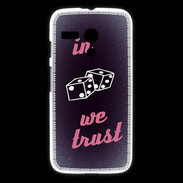 Coque Motorola G In Gamble We trust Rouge ZG
