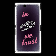 Coque Sony Xpéria Z Ultra In Gamble We trust Rouge ZG