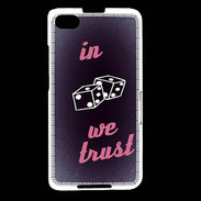 Coque Blackberry Z30 In Gamble We trust Rouge ZG