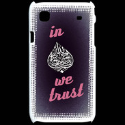 Coque Samsung Galaxy S In Islam We trust Rouge ZG
