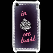 Coque iPhone 3G / 3GS In Islam We trust Rouge ZG