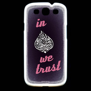 Coque Samsung Galaxy S3 In Islam We trust Rouge ZG