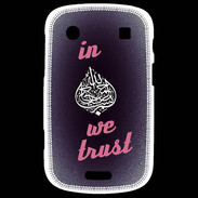 Coque Blackberry Bold 9900 In Islam We trust Rouge ZG