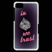 Coque Blackberry Z10 In Islam We trust Rouge ZG