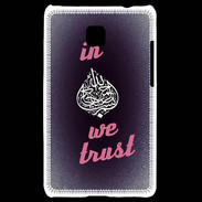 Coque LG Optimus L3 II In Islam We trust Rouge ZG
